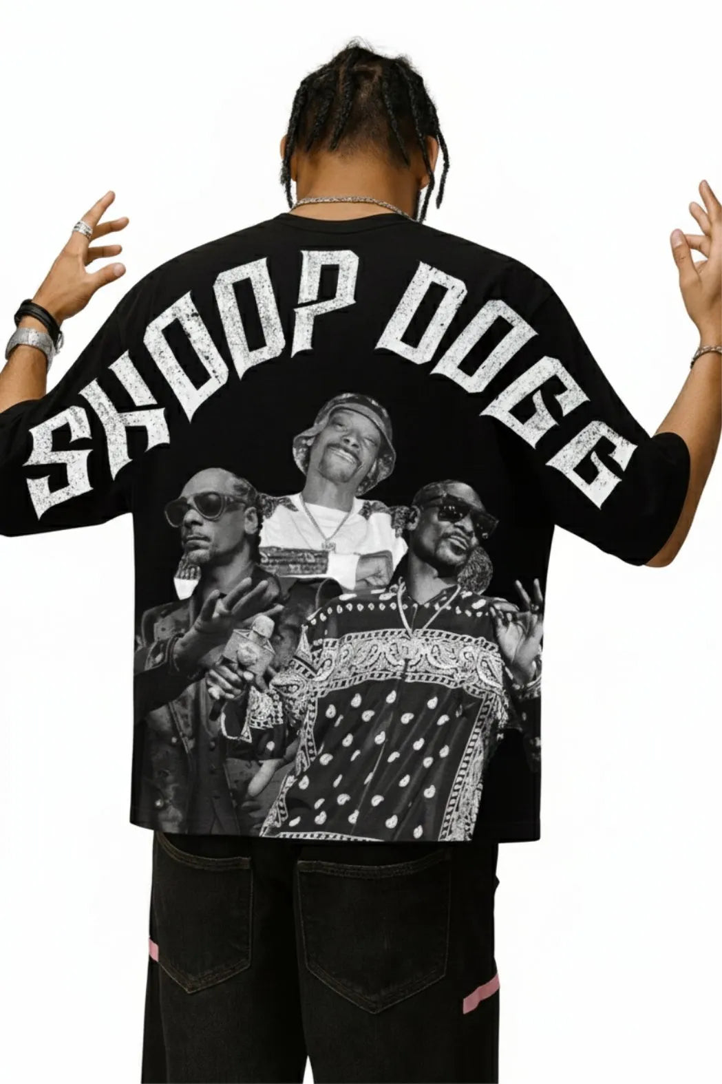 Camiseta Oversized Street Poster Snoop – Boss Life