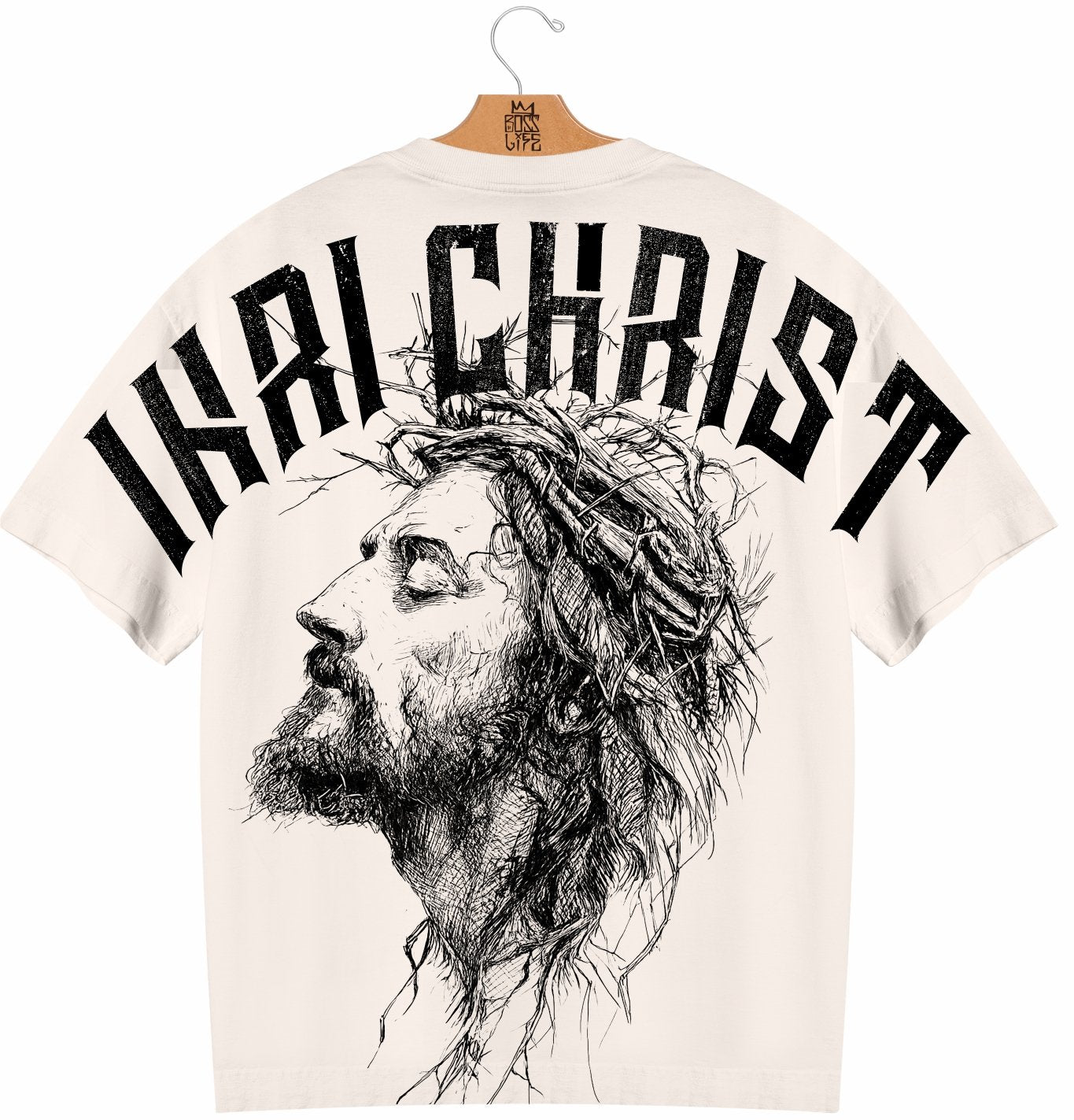 Camiseta Oversized Street Poster Christ