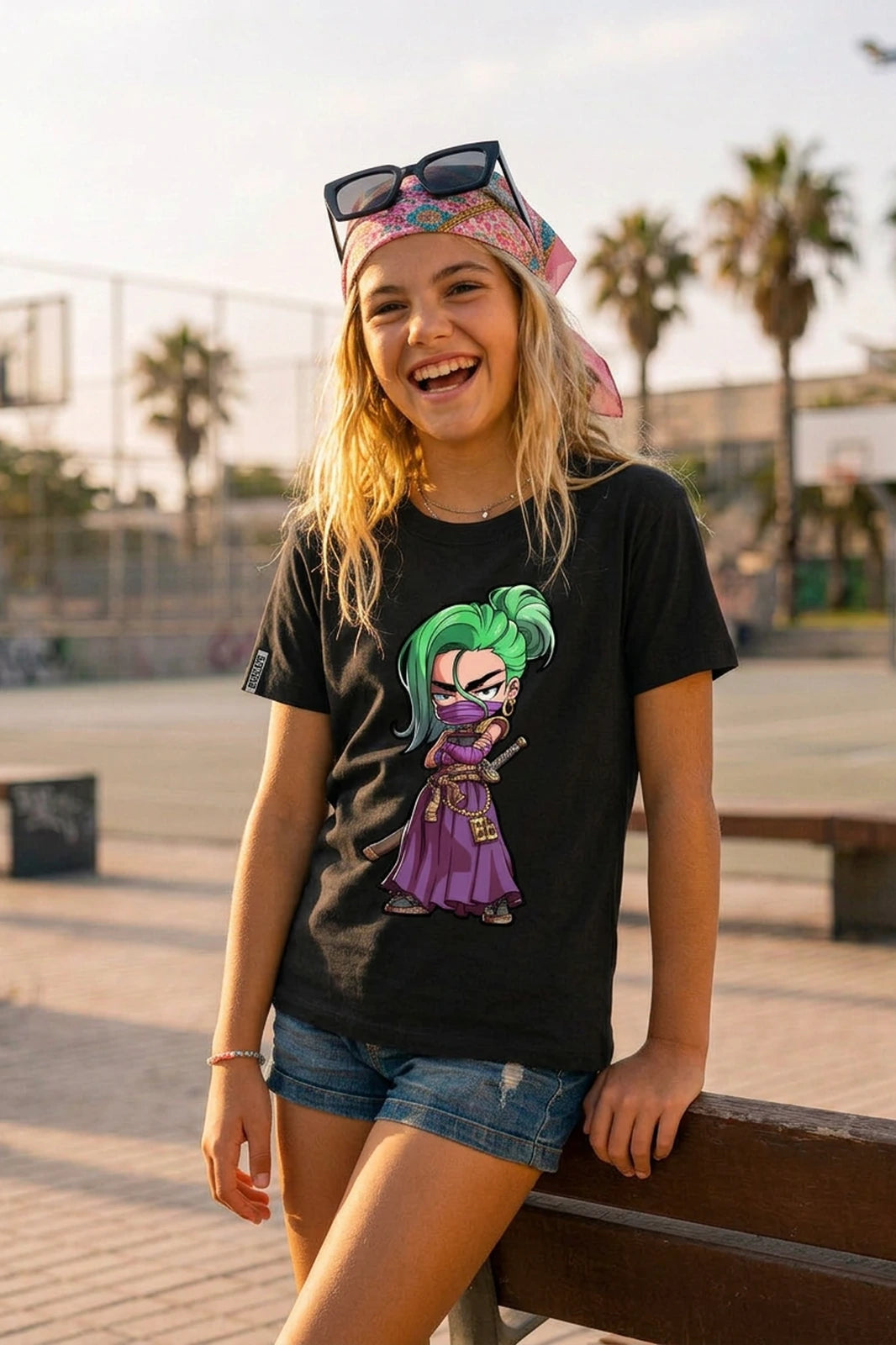 Camiseta Infantil Ninja Girl Boss Life
