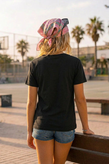 Camiseta Infantil Ninja Girl Boss Life - foto alternativa