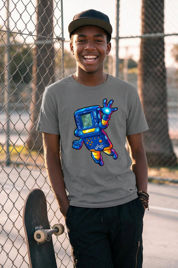 Camiseta Infantil Game Bot Boss Life - foto alternativa