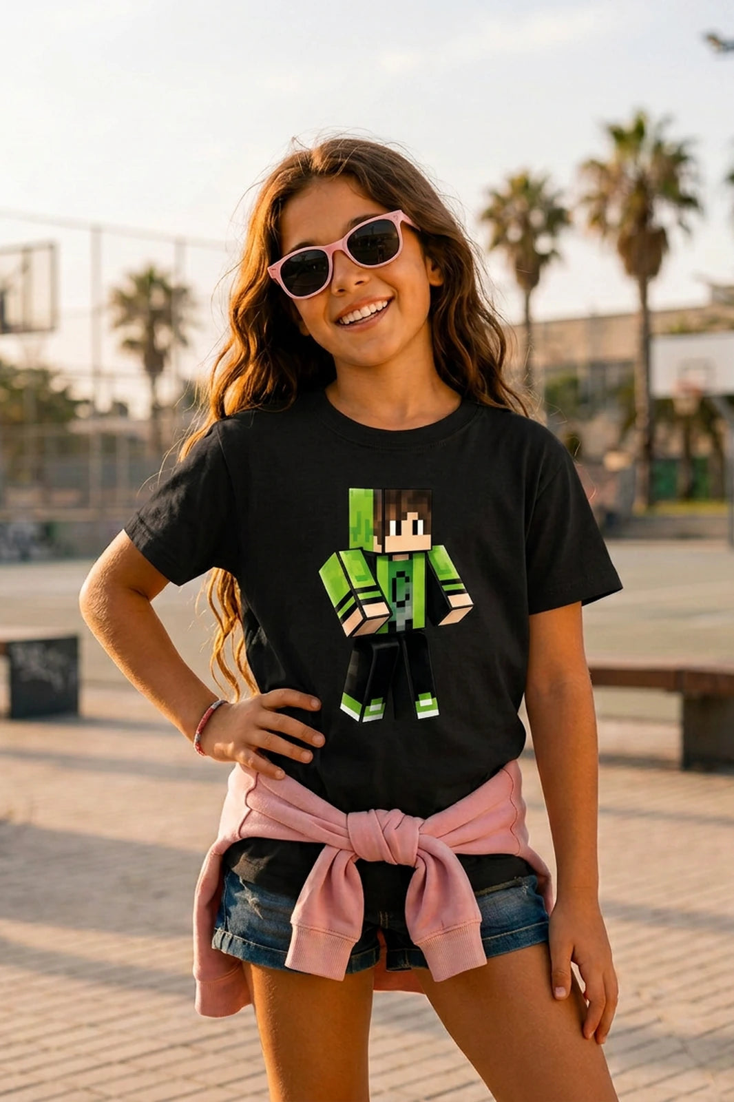 Camiseta Infantil Block Hero Boss Life - foto alternativa