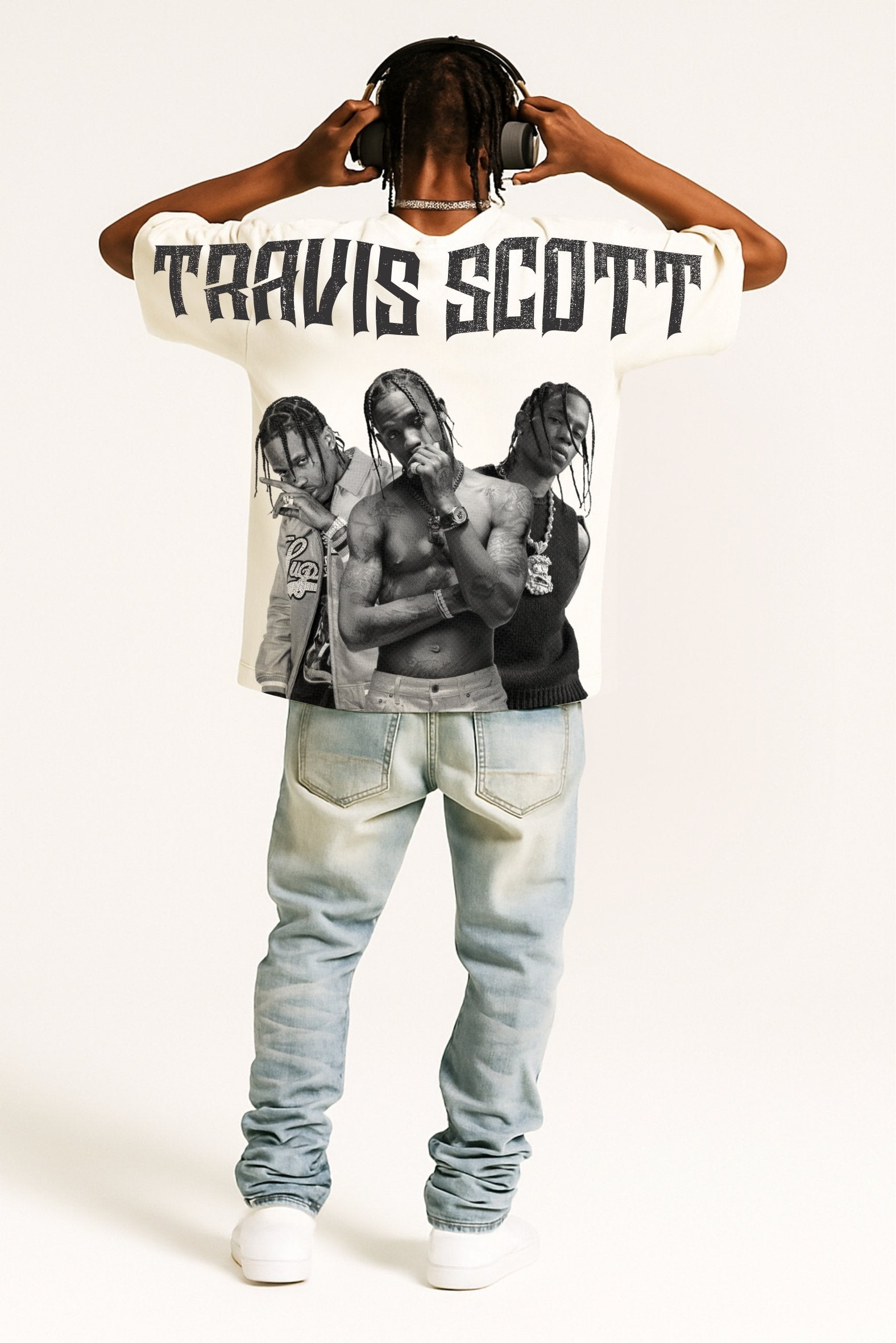 Camiseta Oversized Street Poster Travis