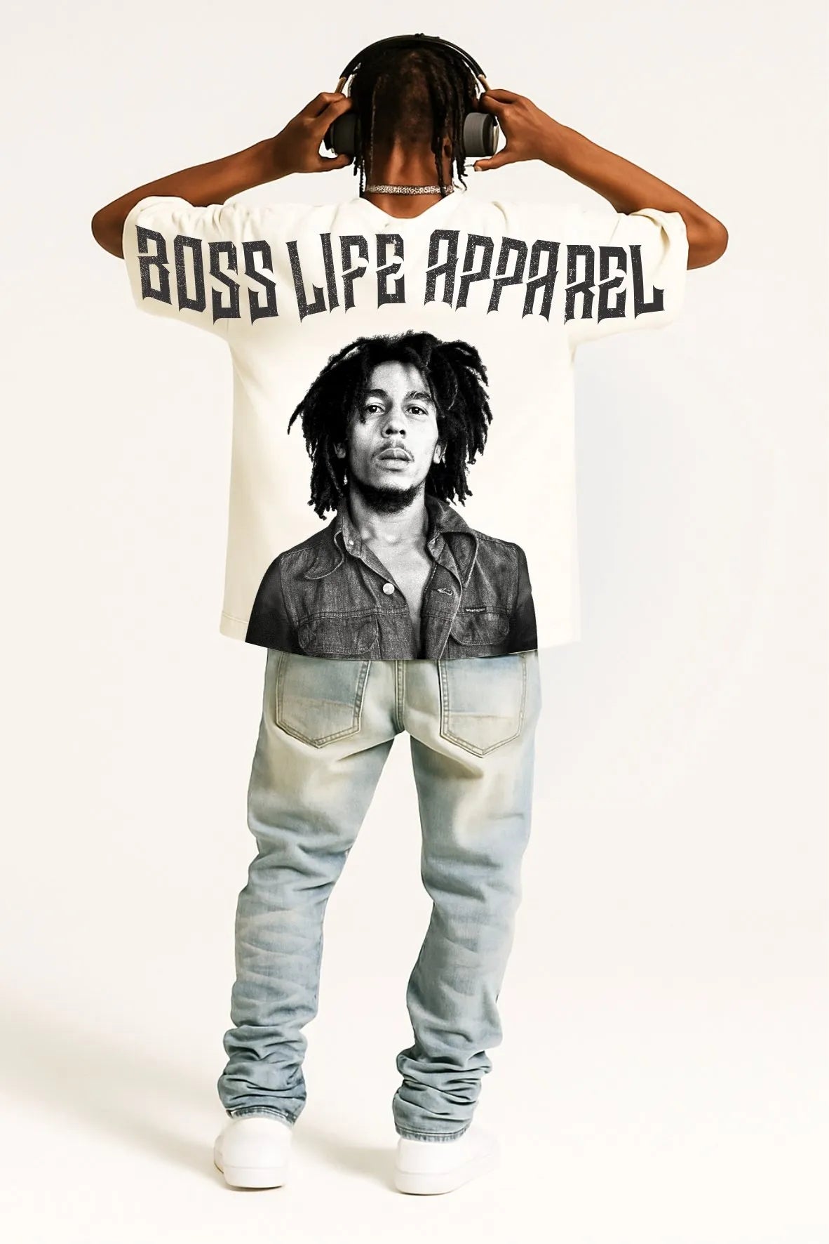 Camiseta Oversized Street Poster Bob