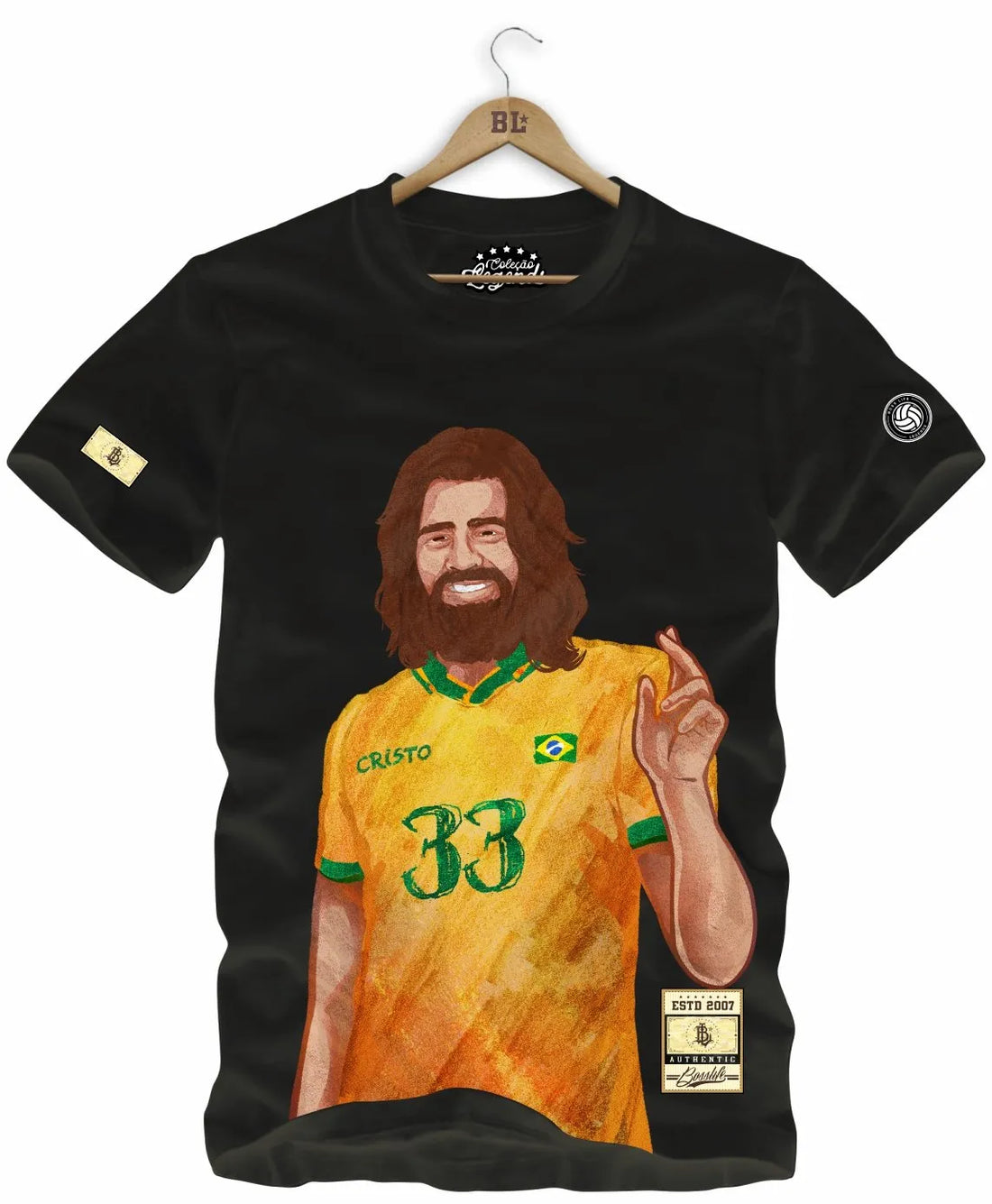 Camiseta Legends Deus é Brasileiro 33