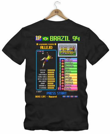 Camiseta Legends Card Allejo Frente e Costas