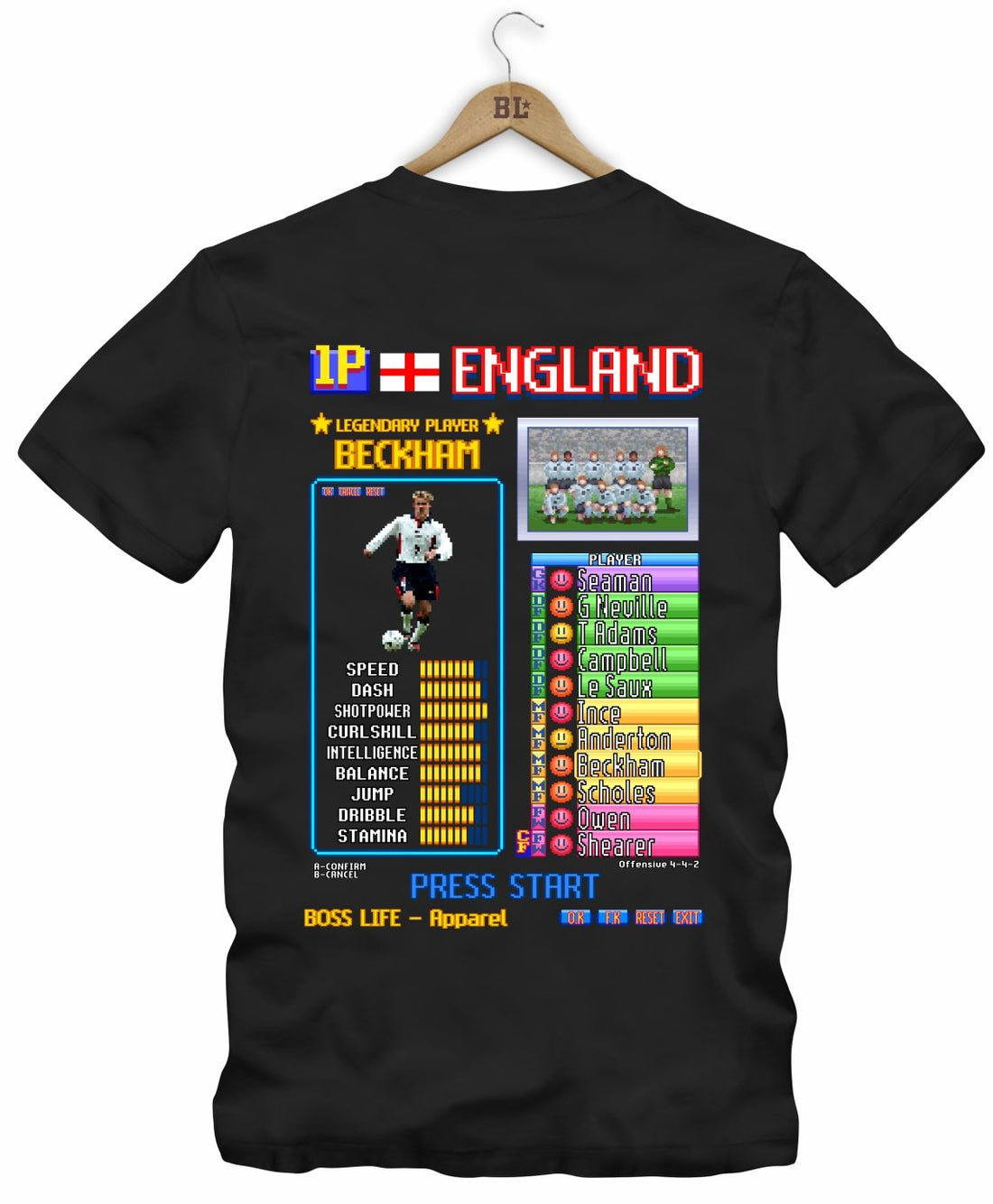 Camiseta Legends Card DB7 Frente e Costas