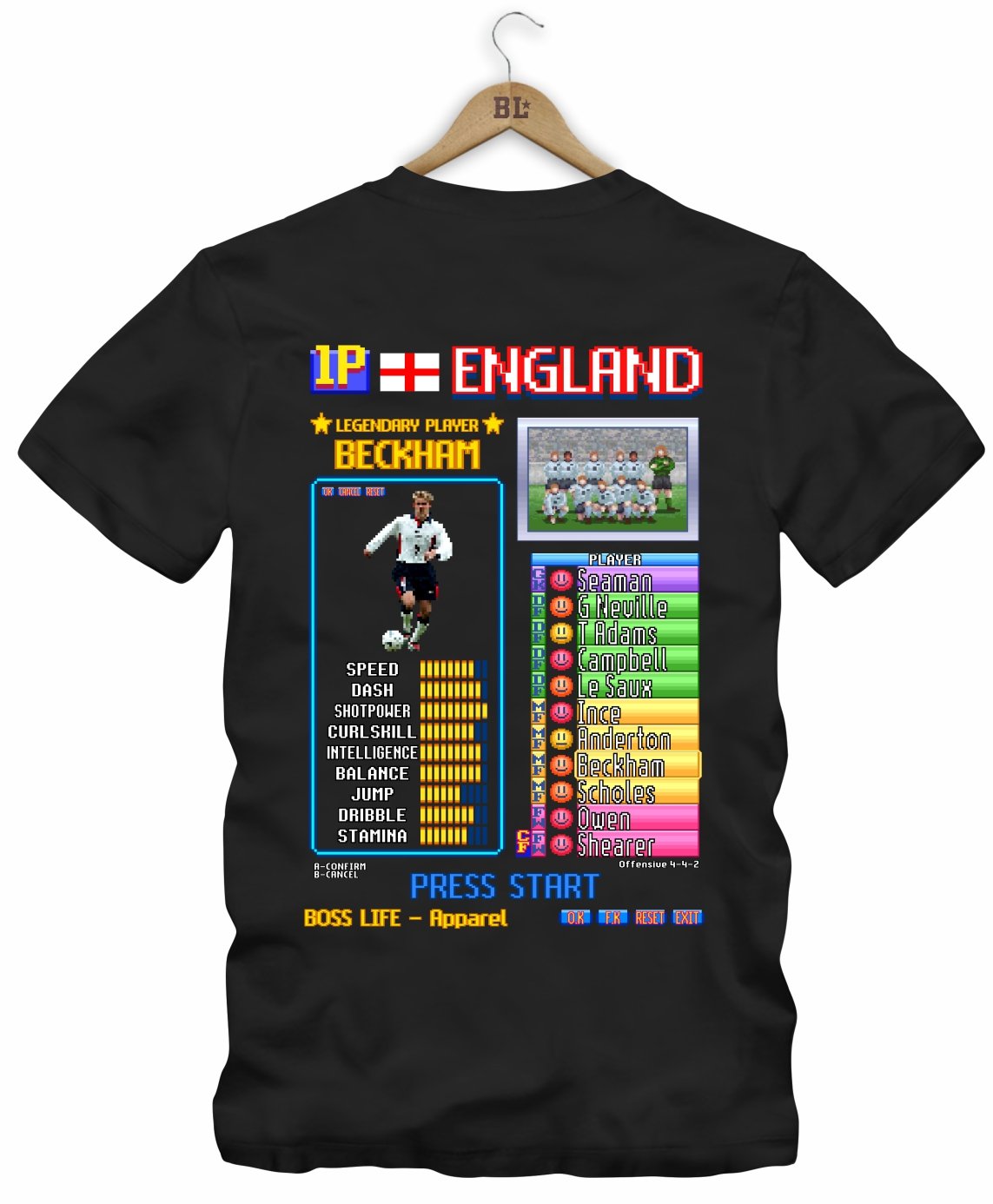 Camiseta Legends Card DB7 Frente e Costas
