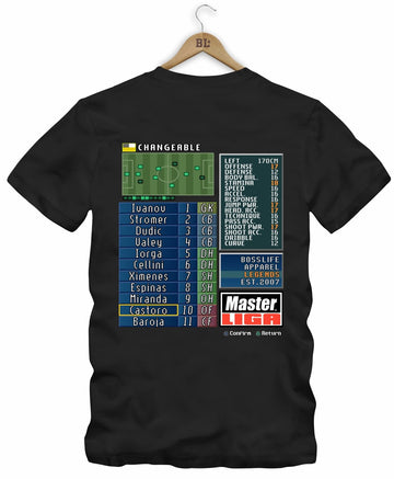 Camiseta Legends Master Liga Frente e Costas