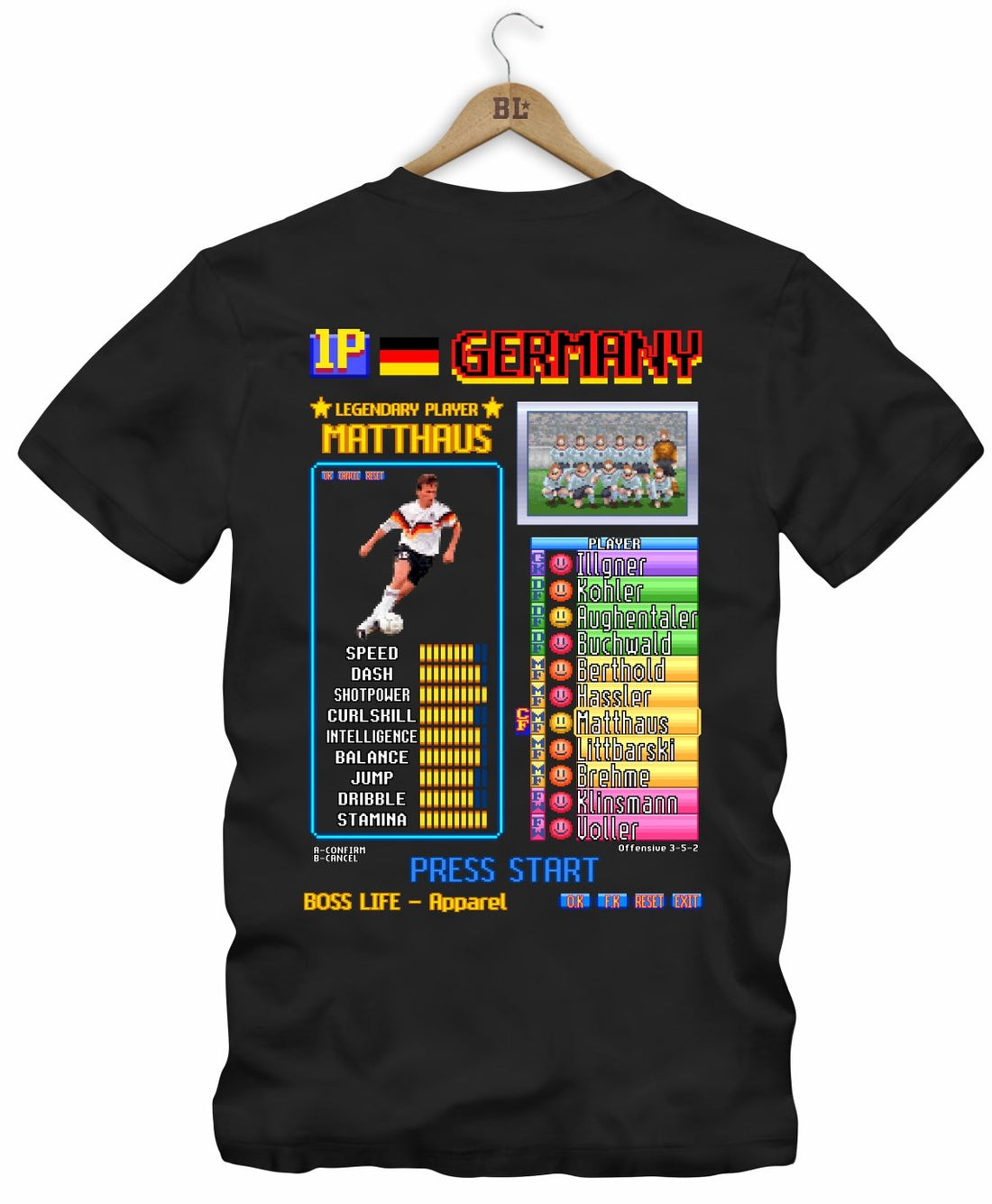 Camiseta Legends Card Matthaus Frente e Costas