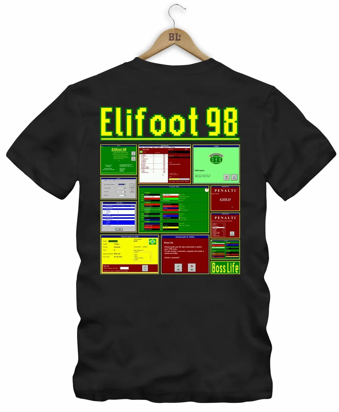 Camiseta Legends Elifoot Manager Frente e Costas