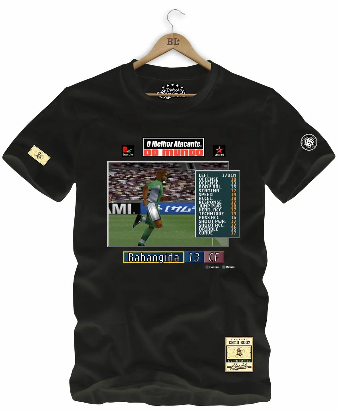 Camiseta Legends Card Babangida