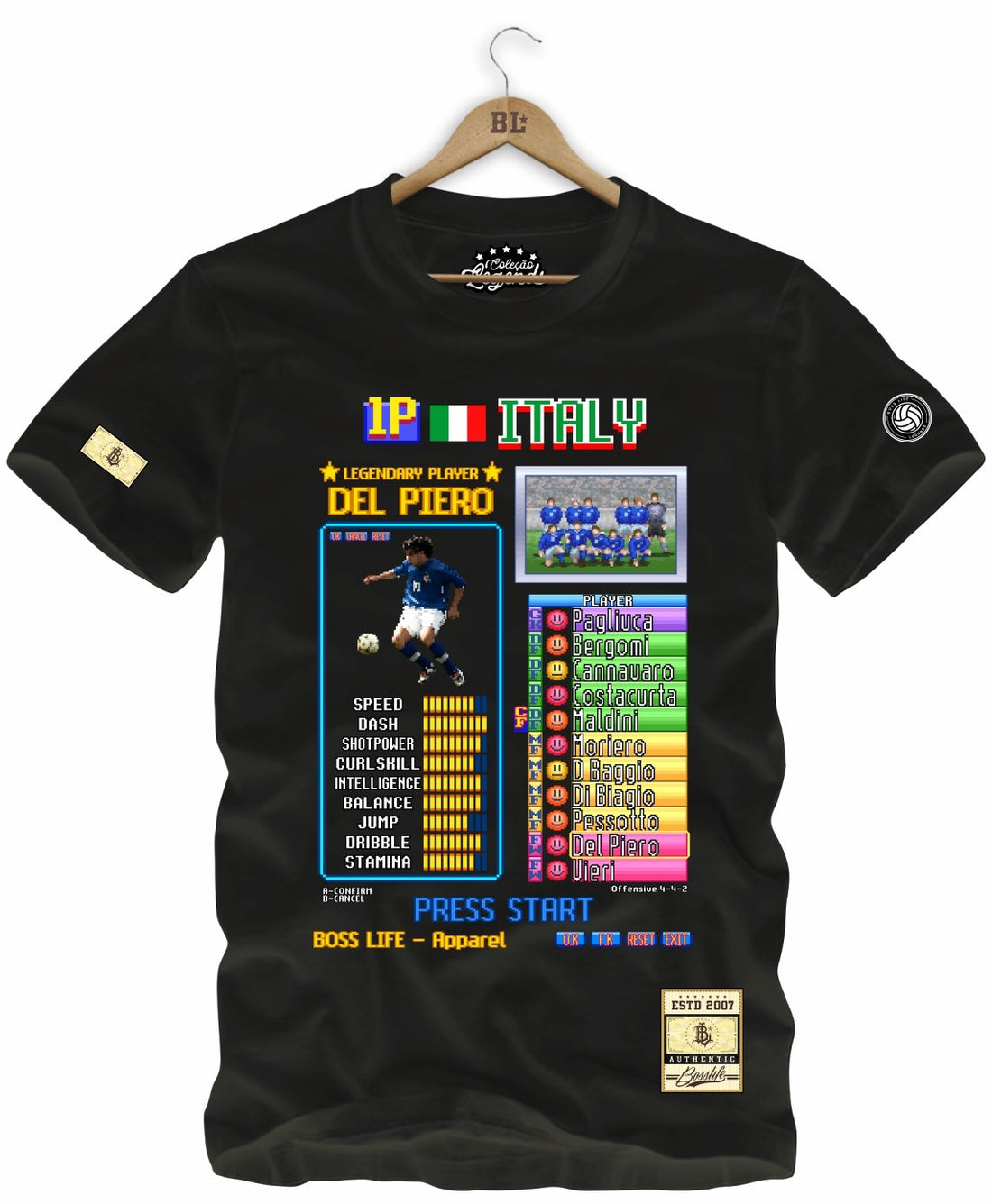 Camiseta Legends Card Del Piero