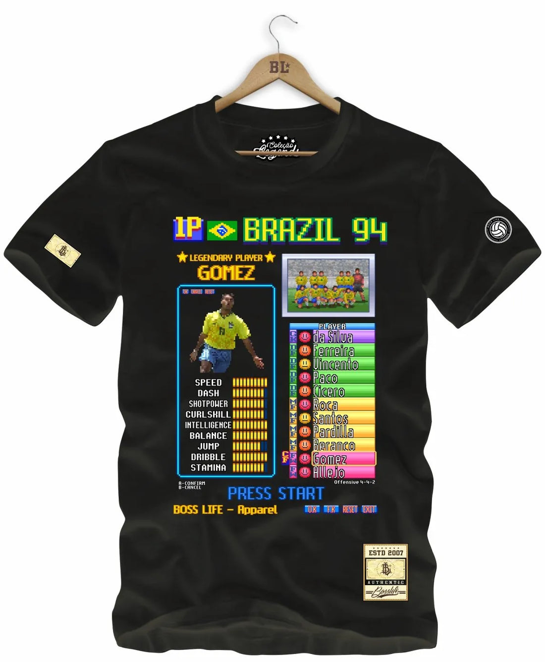 Camiseta Legends Card Gomez