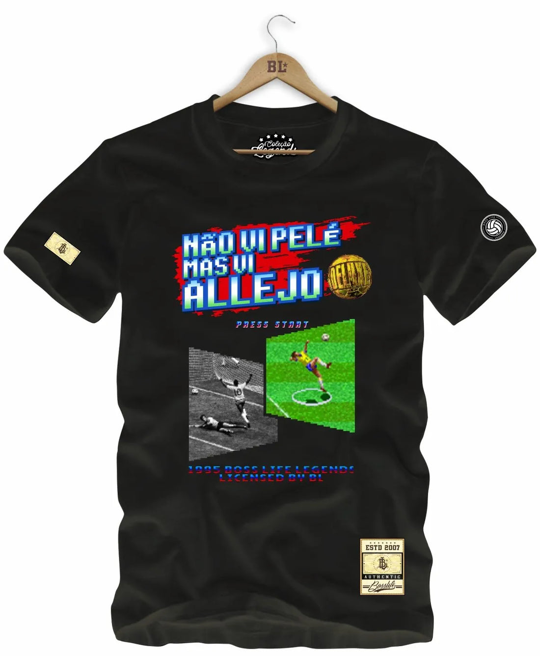 Camiseta Legends Não Vi Pele