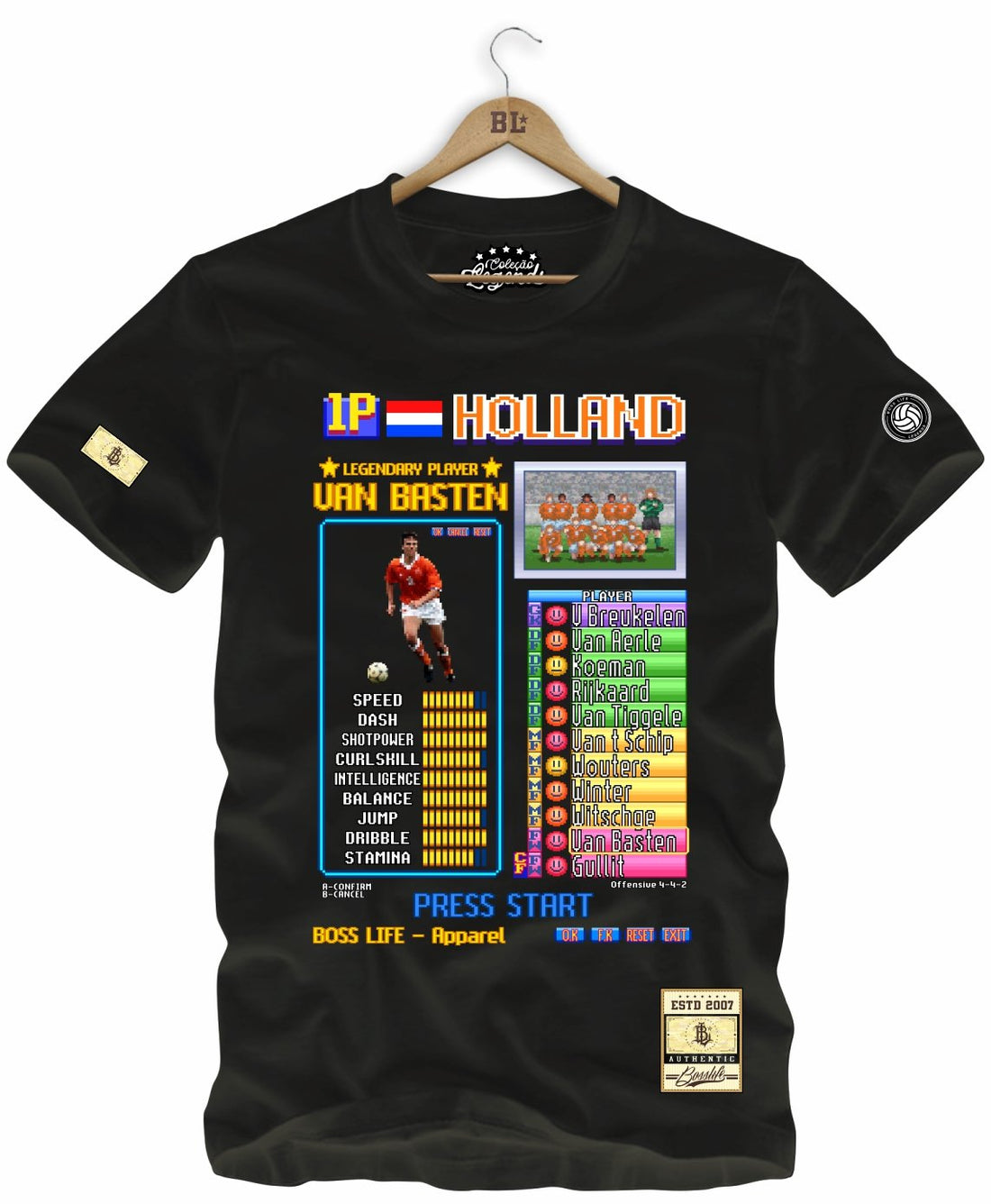 Camiseta Legends Card Van Basten