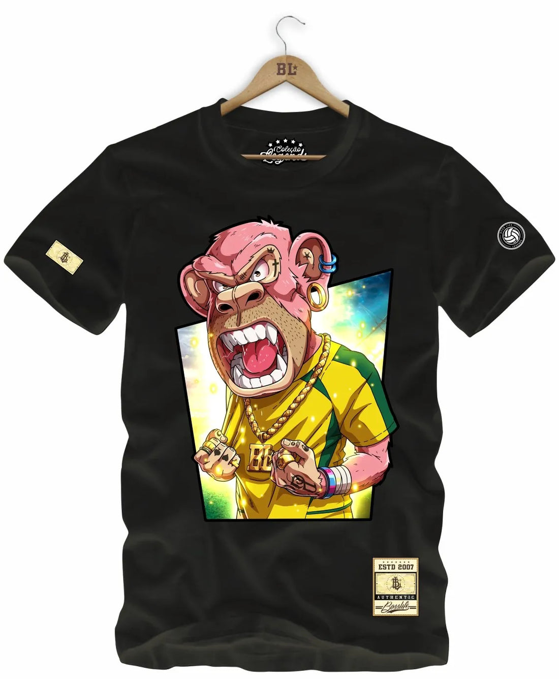 Camiseta Legends Monkey Raça