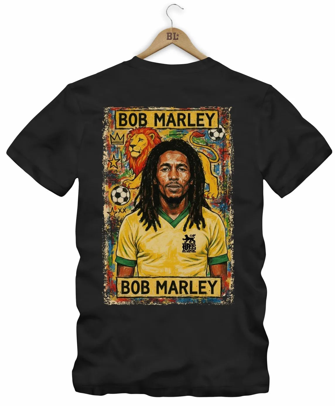Camiseta Legends Bob Lion Frente e Costas