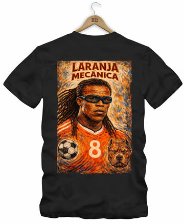 Camiseta Legends Orange Machine Frente e Costas