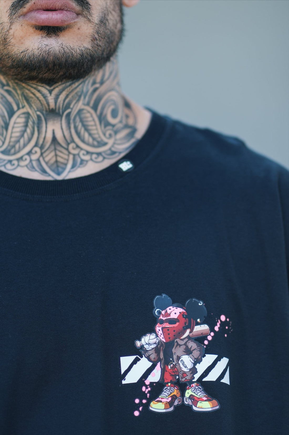 Camiseta Bl Dark Shine Hockey Mouse