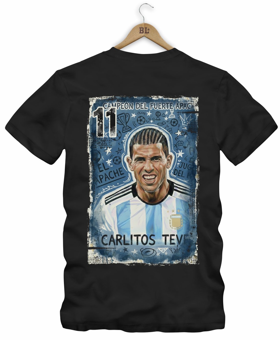 Camiseta Legends El Apache Frente e Costas