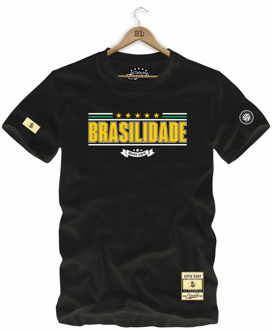 Camiseta Legends Brasilidade Frente e Costas