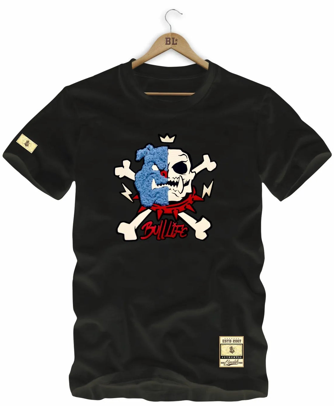 Camiseta Boss Life Touch Face Skull