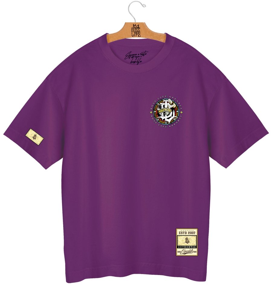 Camiseta Oversized Saint John BL Faith Frente e Costas