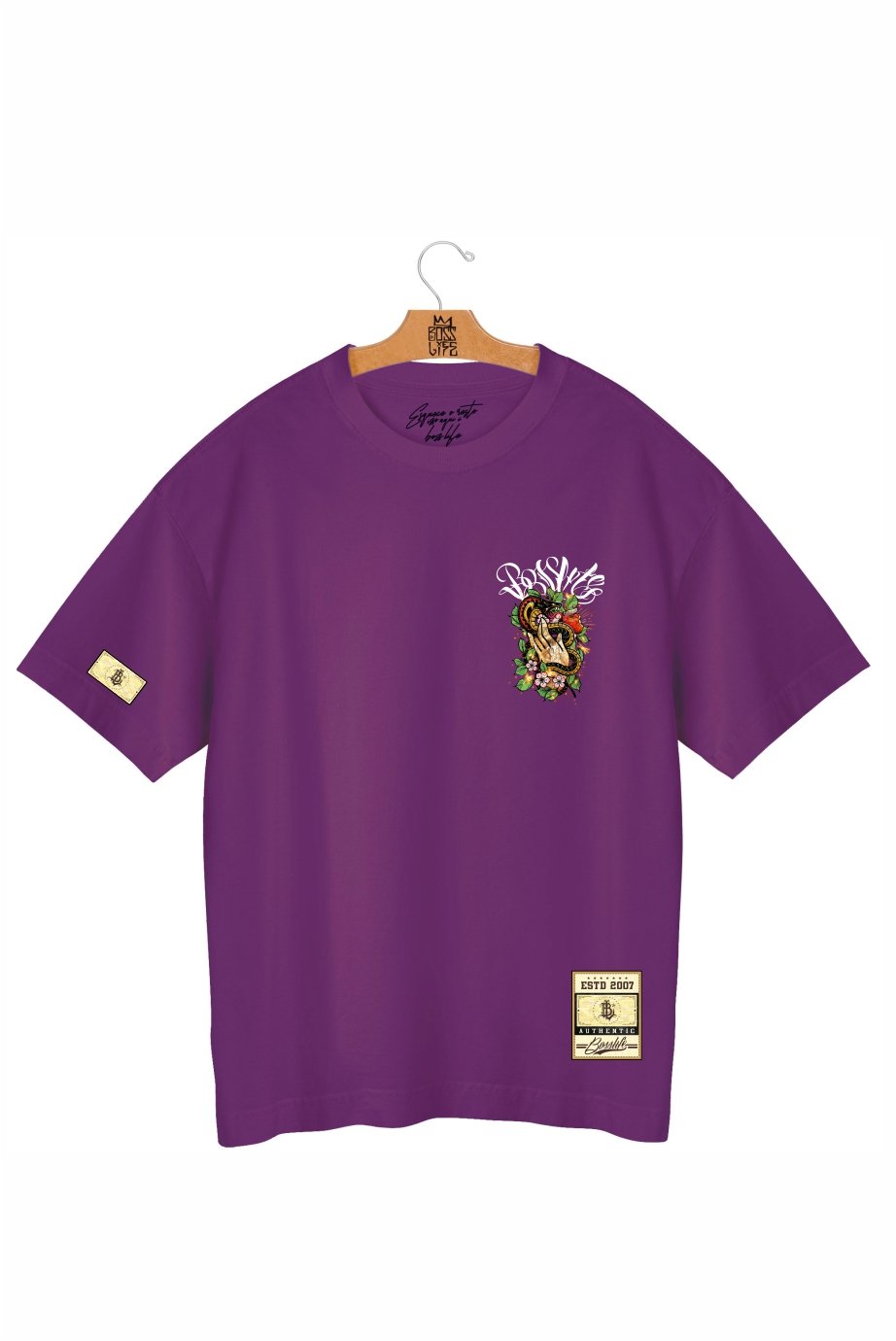 Camiseta Oversized The Fall Frente e Costas