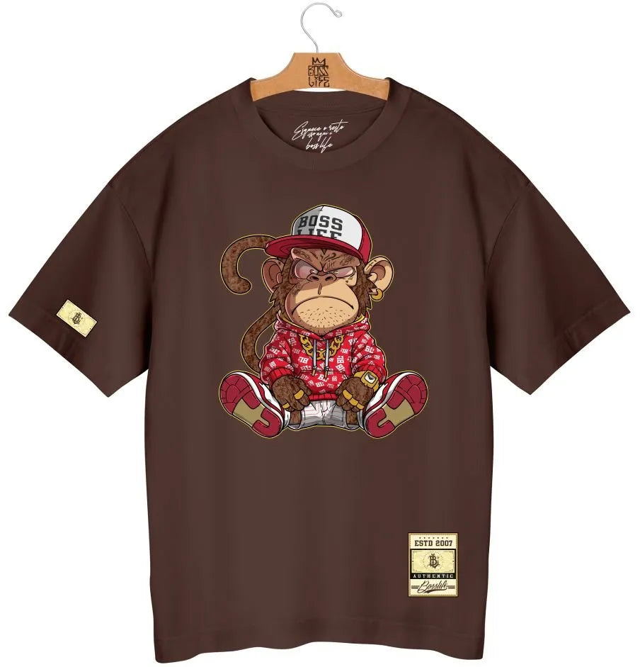 Camiseta Oversized Boss Life Style Kong