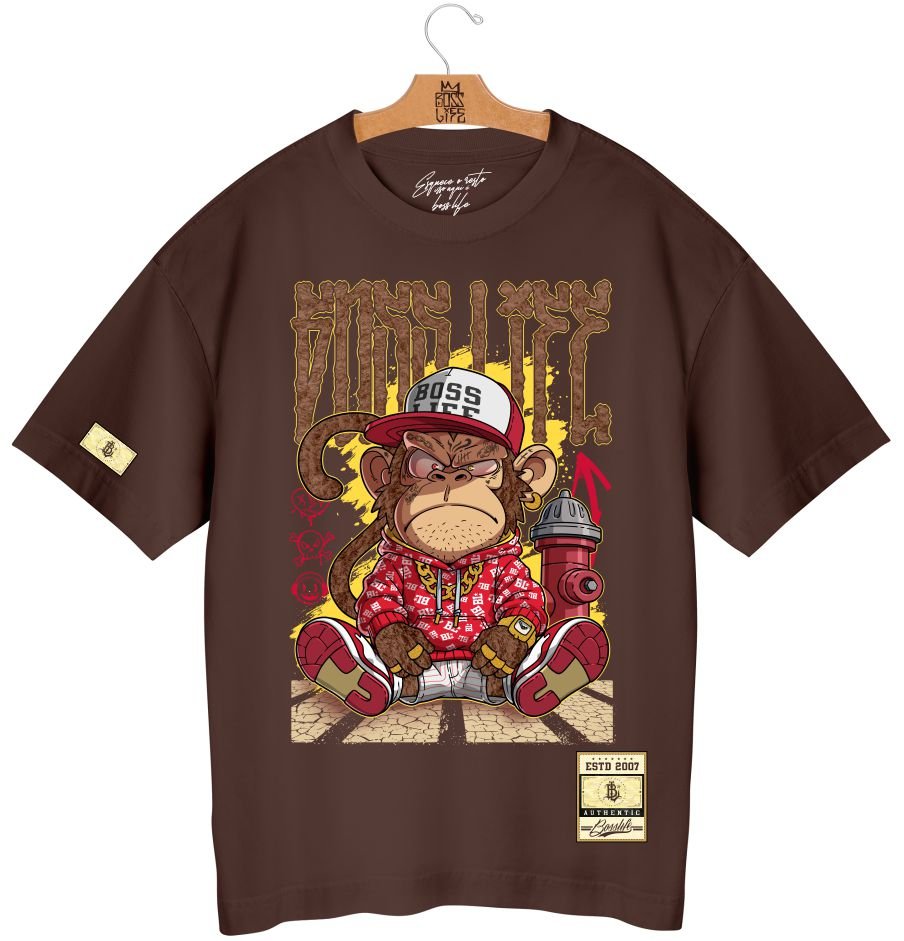 Camiseta Oversized Boss Life Style Kong 2