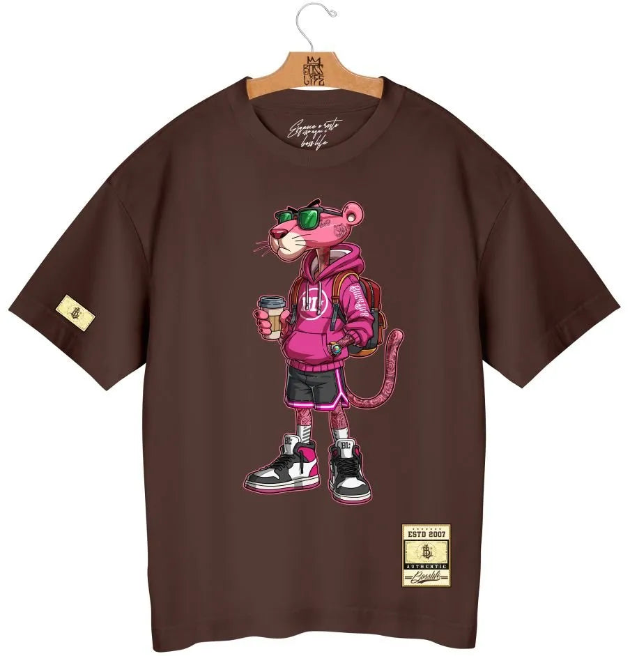 Camiseta Oversized Boss Life Style Panther