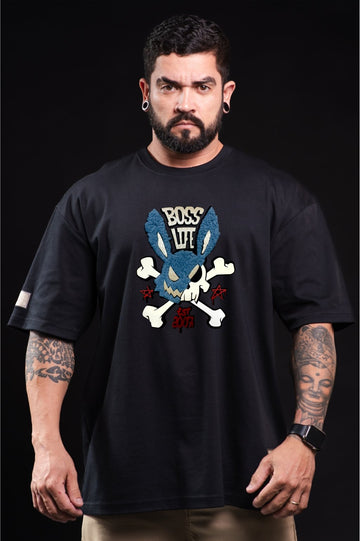 Camiseta Oversized BL Touch Mad Bunny