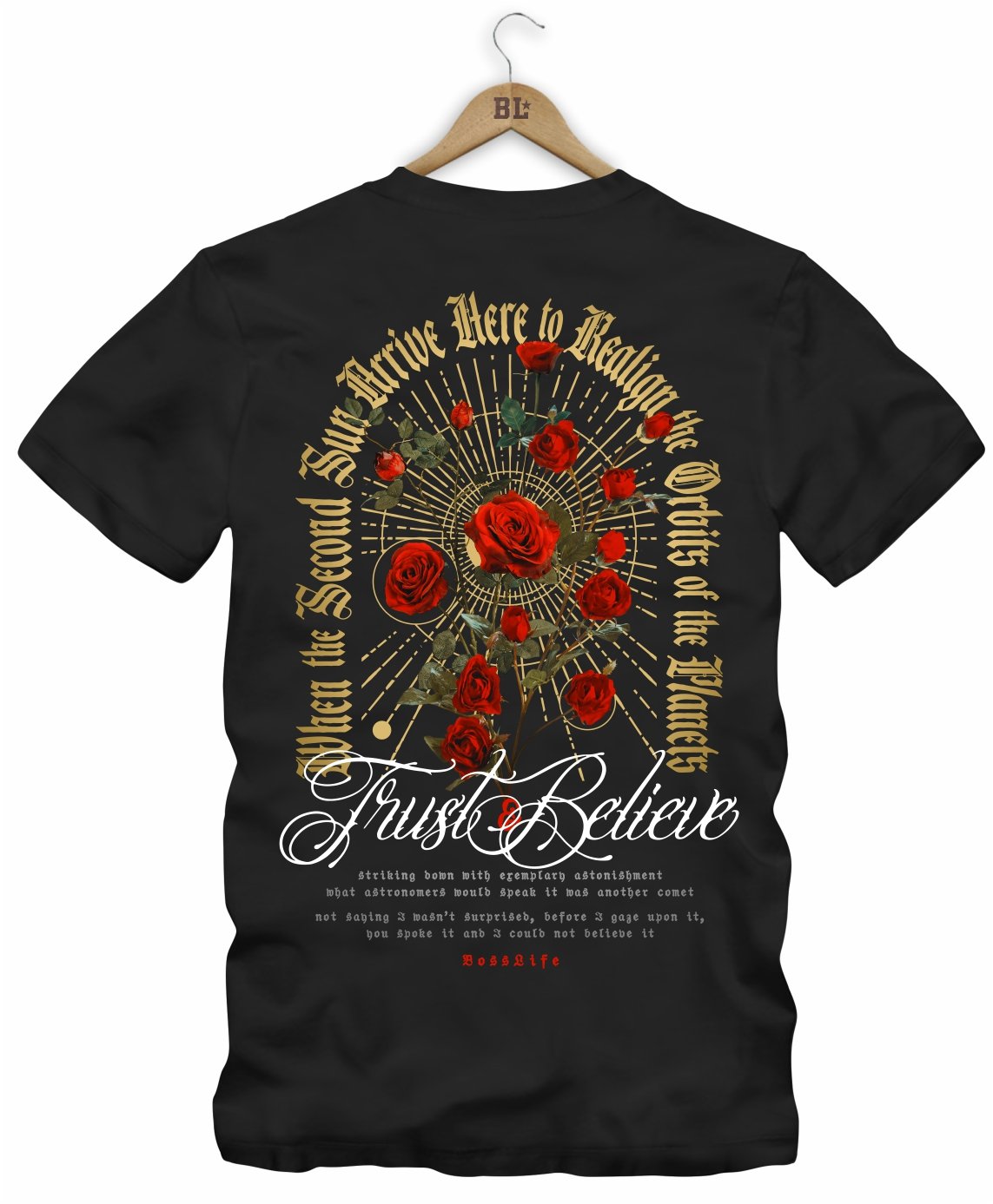 Camiseta Roses Frente e Costas
