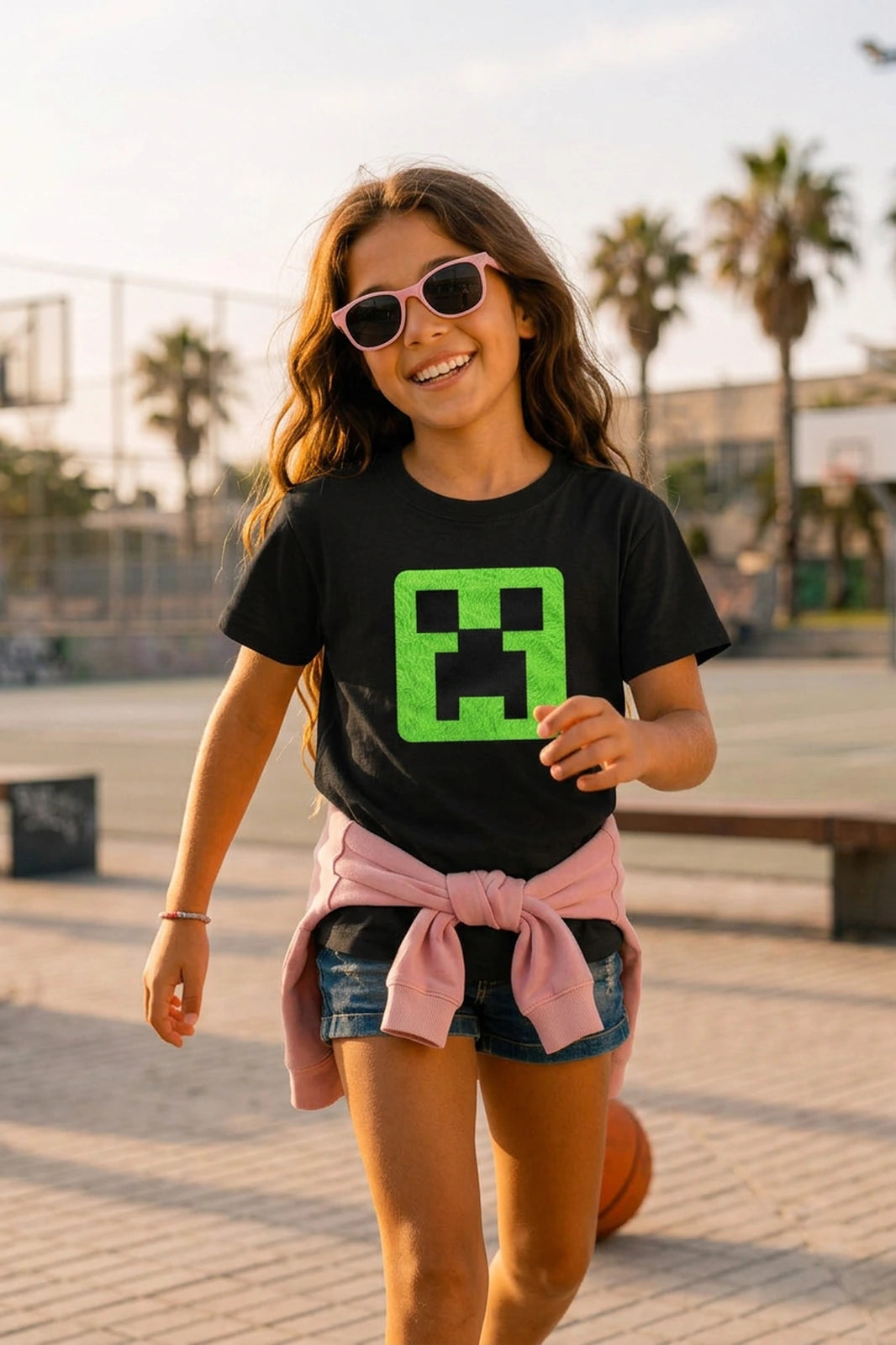 Camiseta Infantil Block Face Boss Life - foto alternativa
