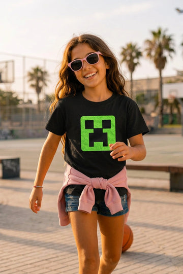 Camiseta Infantil Block Face Boss Life - foto alternativa