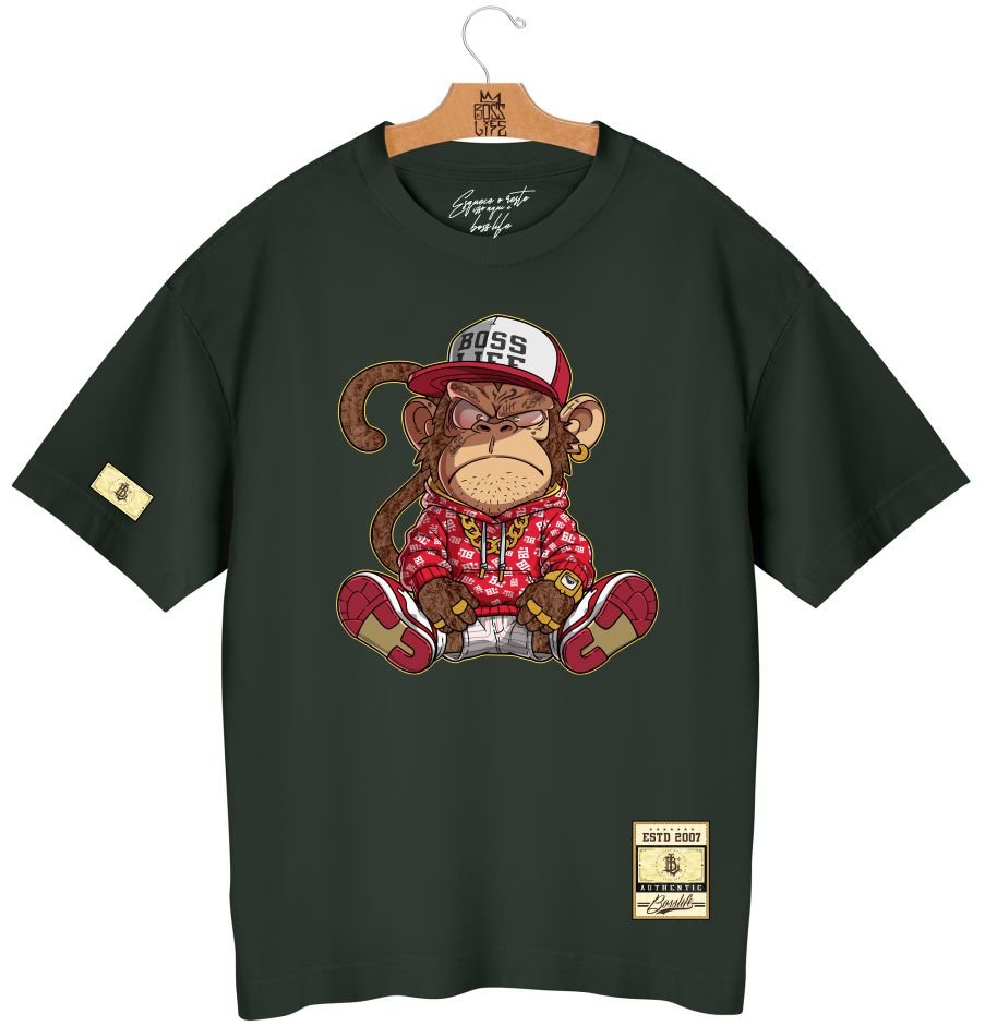 Camiseta Oversized Boss Life Style Kong