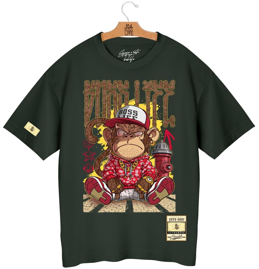 Camiseta Oversized Boss Life Style Kong 2