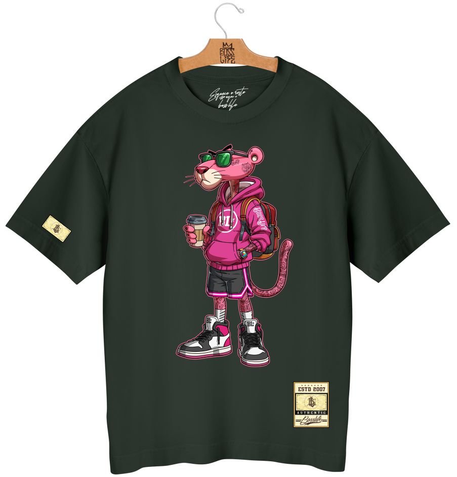 Camiseta Oversized Boss Life Style Panther