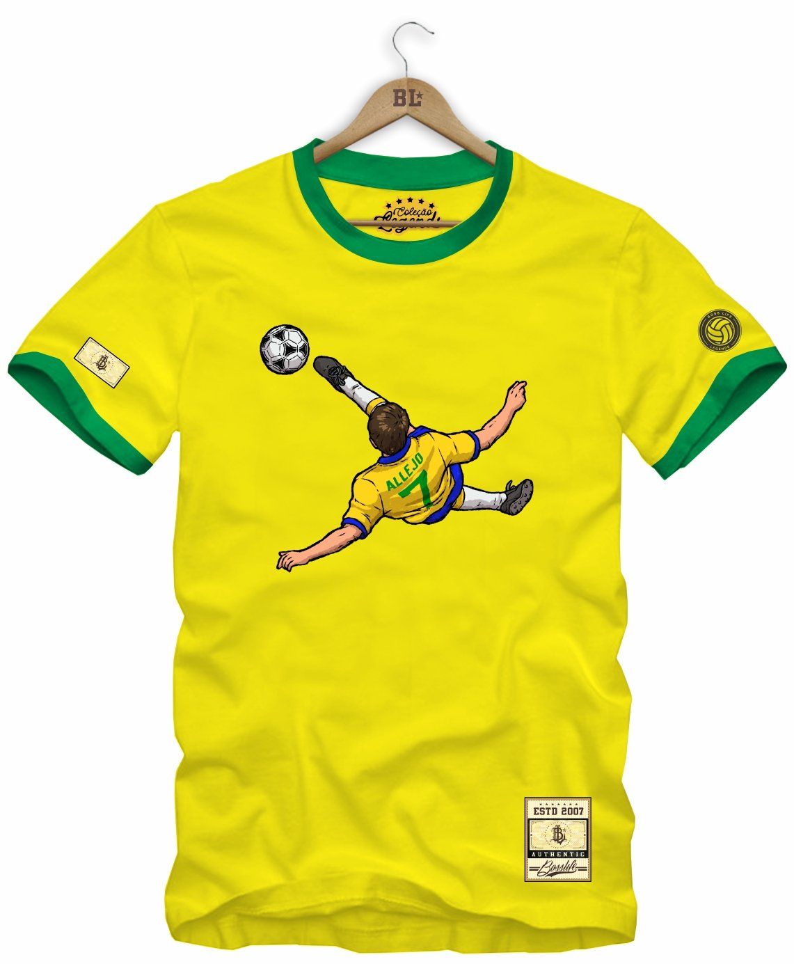 Camiseta Legends Allejo 7 Frente e Costas