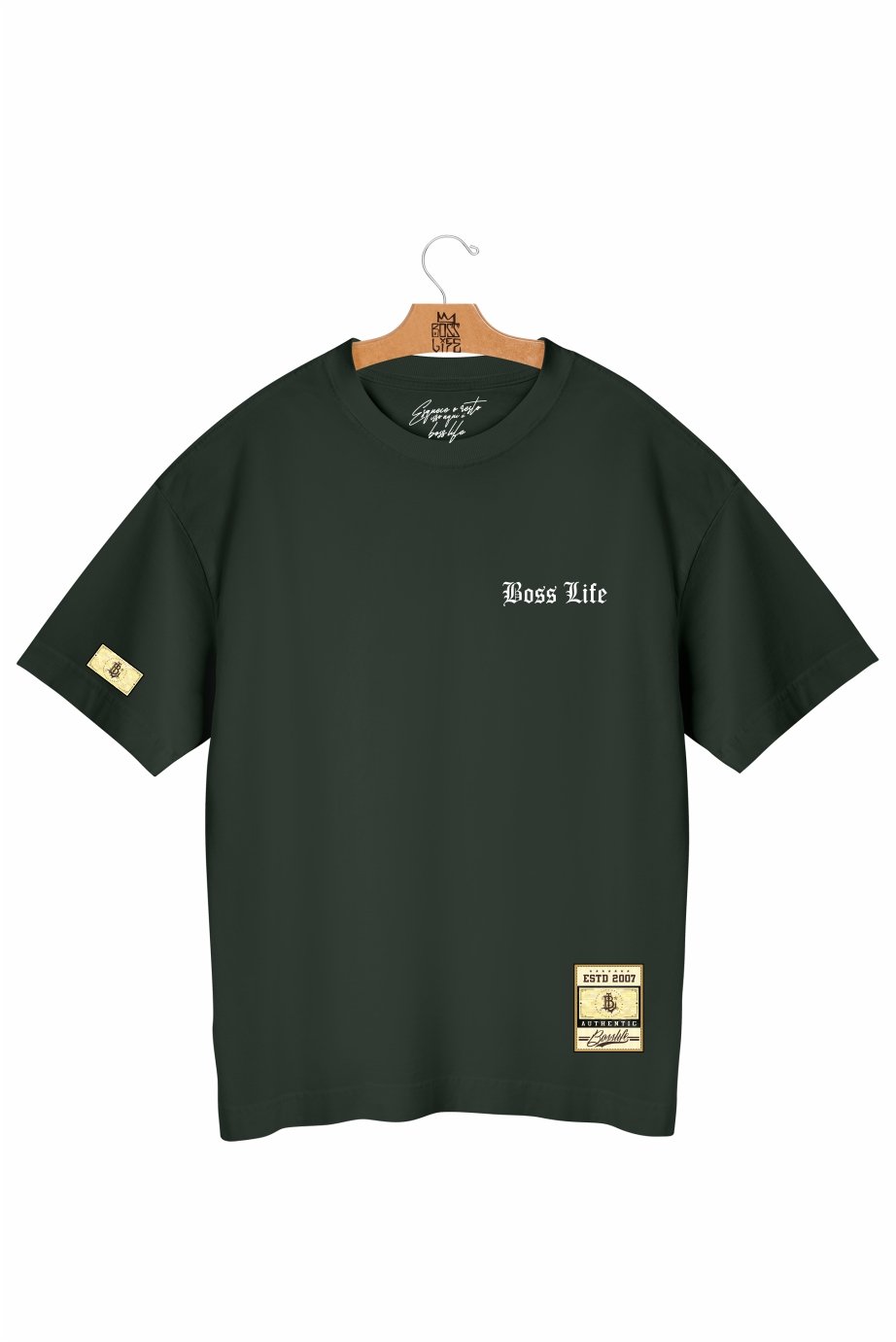 Camiseta Oversized Graffiti Boss Frente e Costas – Boss Life