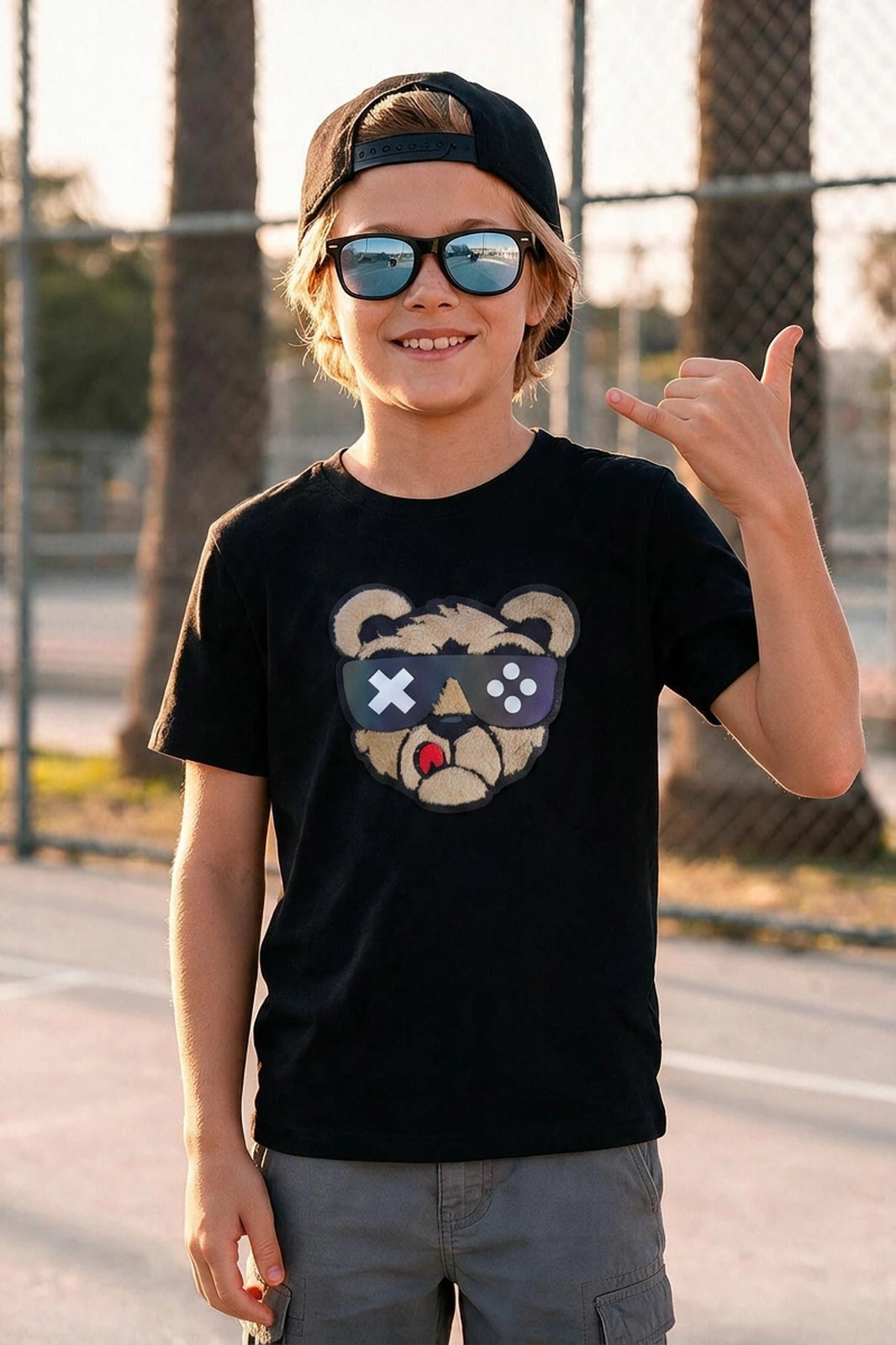 Camiseta Infantil Gamer Bear Boss Life - foto alternativa