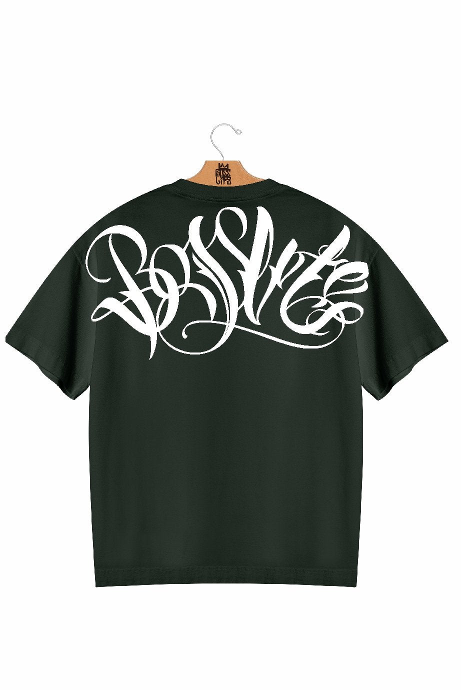 Camiseta Oversized Boss Signature Frente e Costas