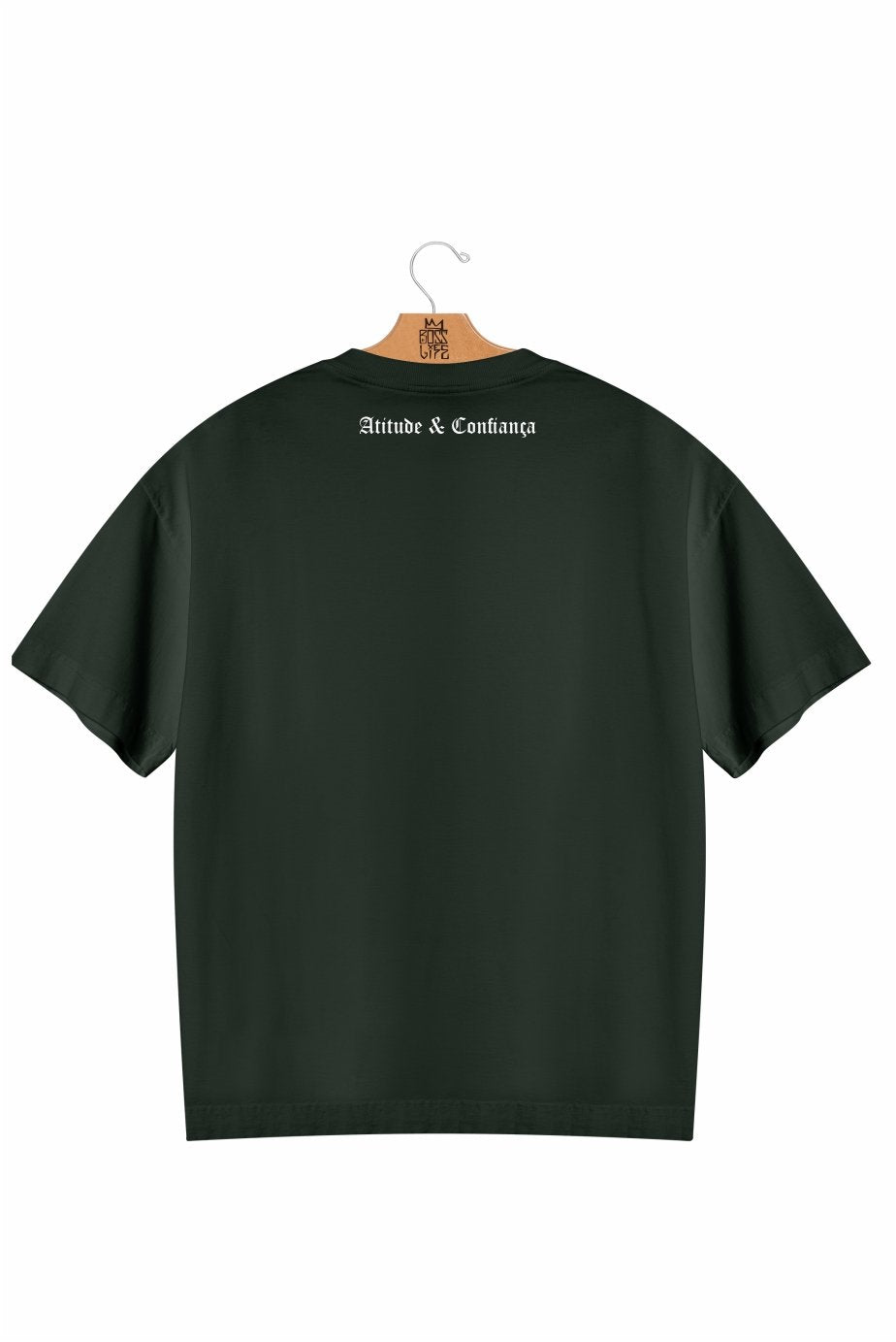 Camiseta Oversized Graffiti Boss Frente e Costas