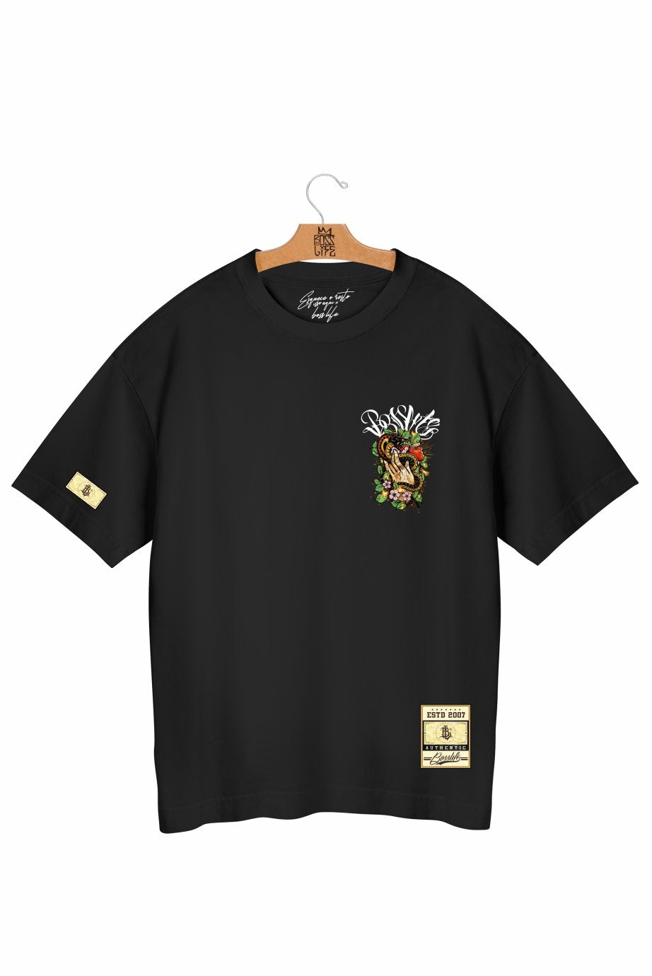 Camiseta Oversized The Fall Frente e Costas