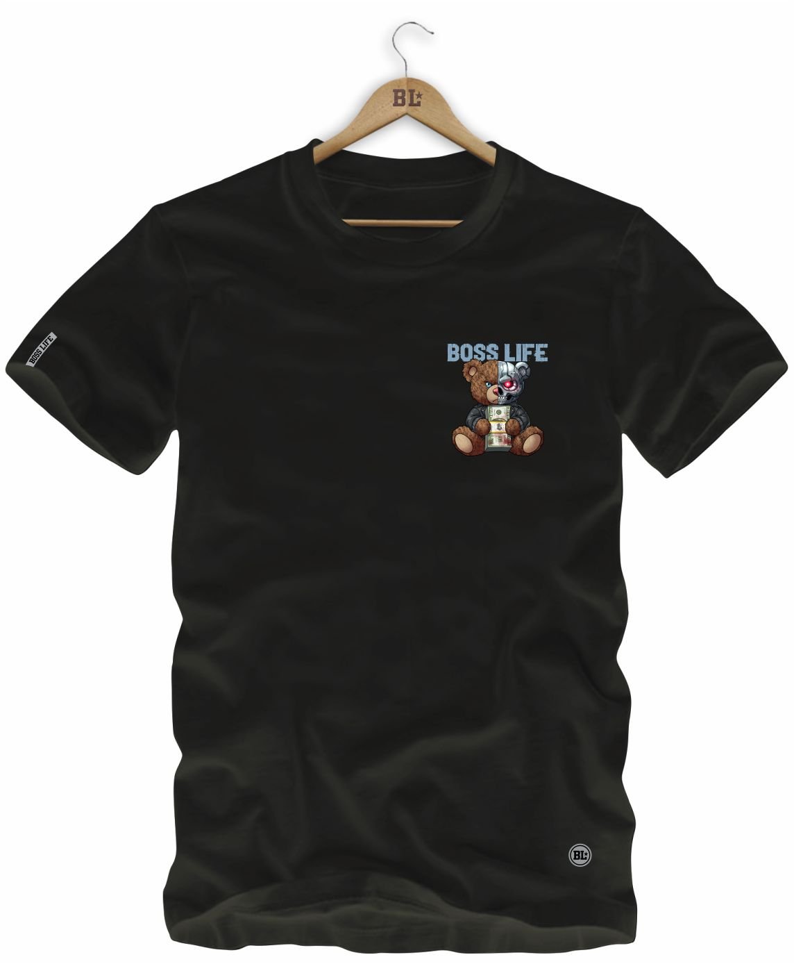 Camiseta Boss Life Teddy Cyber 3 Frente e Costas