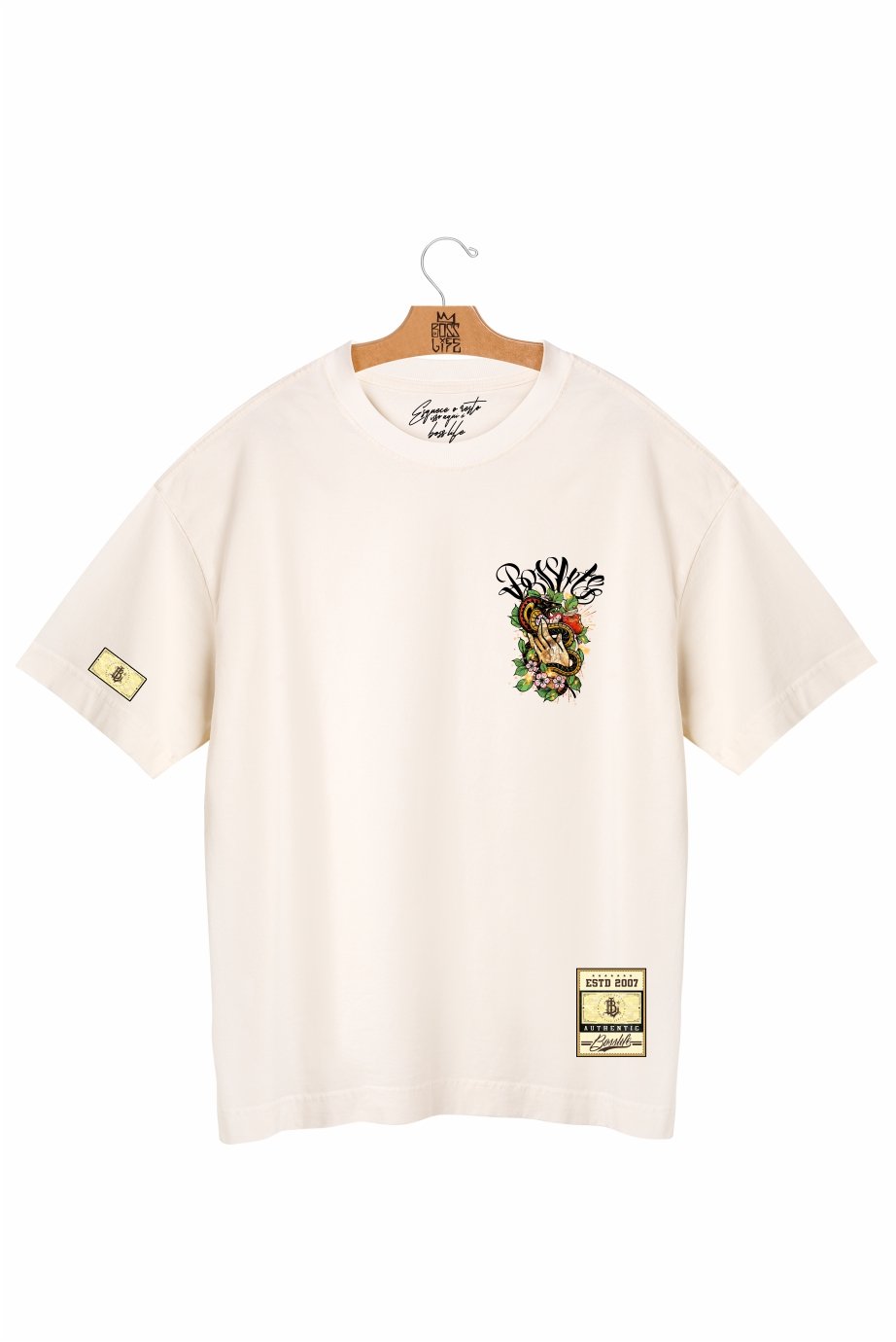 Camiseta Oversized The Fall Frente e Costas