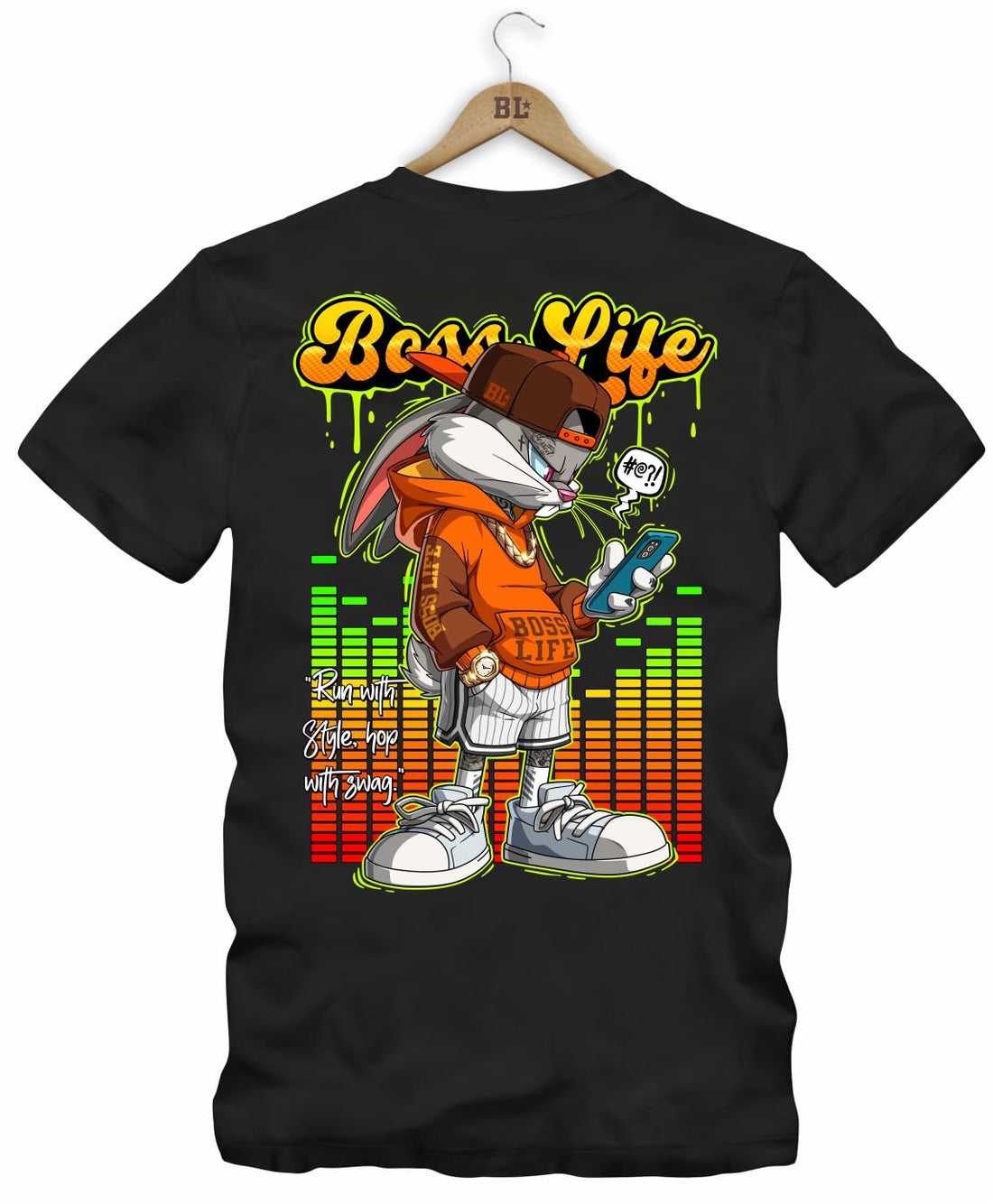 Camiseta Boss Life Bunny 2 Frente e Costas