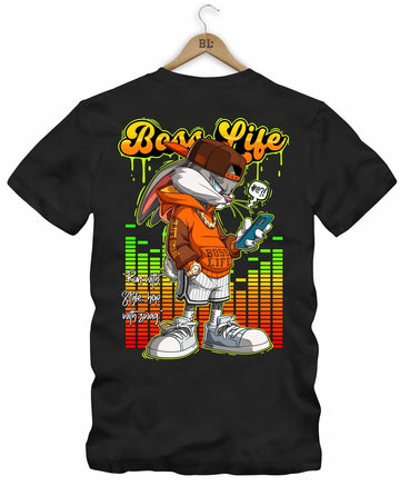 Camiseta Boss Life Bunny 2 Frente e Costas