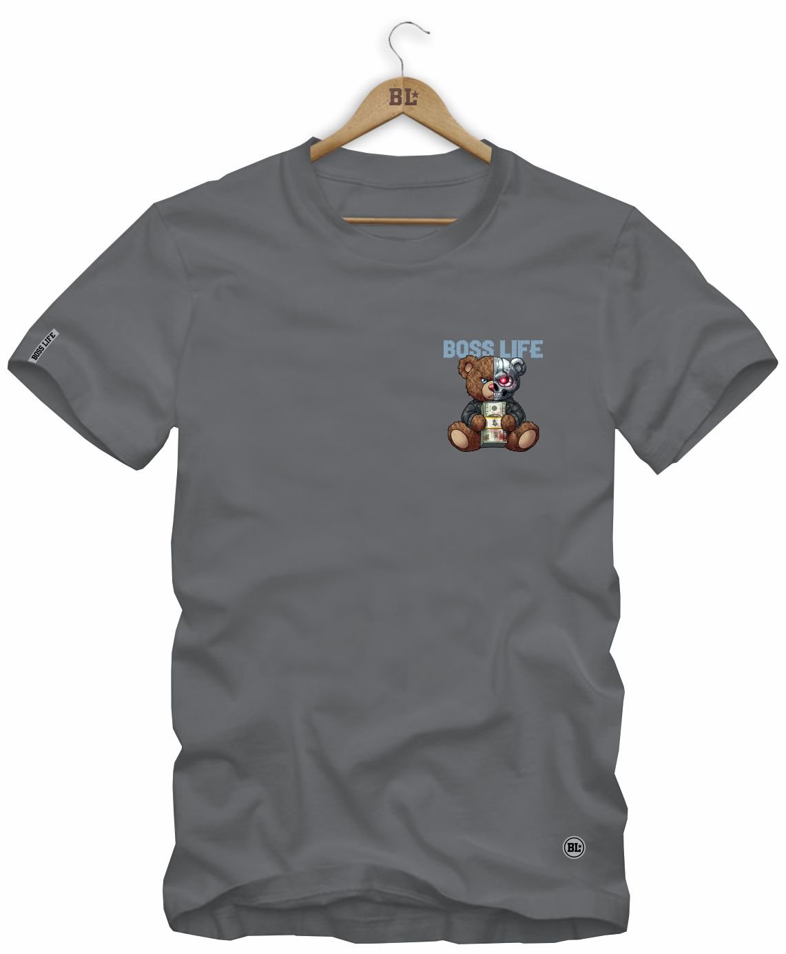 Camiseta Boss Life Teddy Cyber 3 Frente e Costas
